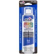 Stencil spray contains solid material to give texture to your design. Tulip Color Shot Instant Fabric Spray Paint Hobby Lobby
