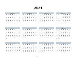 Each month in 2021 as a separate page. Calendar 2021 Free Download Complete Months Pleasant In Order To My Own Blog In This Period I W 12 Month Calendar Printable 12 Month Calendar Print Calendar