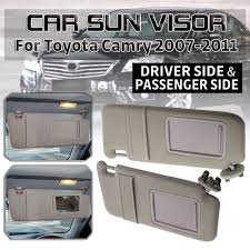 2x sun visor driver passenger side