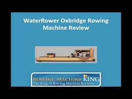 waterrower oxbridge rowing machine