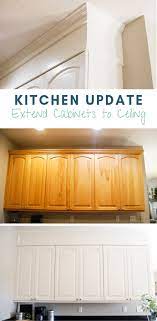 kitchen update extend cabinets to