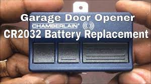 chamberlain garage door cr2032 battery