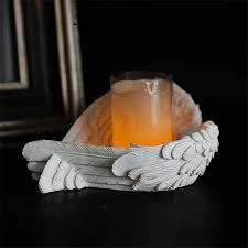 Angel Wings Shaped Candle Holder