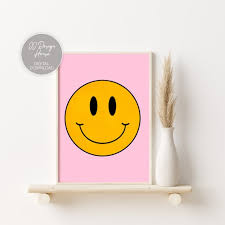 Smiley Print Printable Wall Art