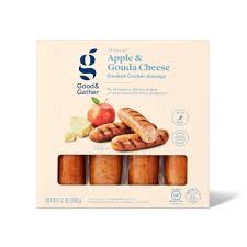 Very good 4.3/5 (4 ratings). Apple Gouda Chicken Sausage 12oz Good Gather Target