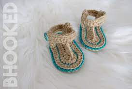 easy crochet baby sandals free pattern
