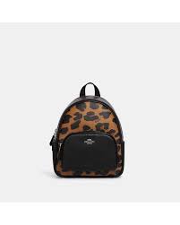 coach outlet mini court backpack lyst