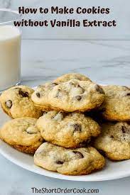 make cookies without vanilla extract