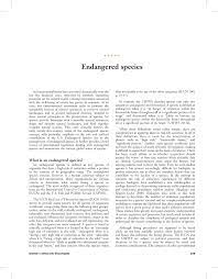 pdf endangered species