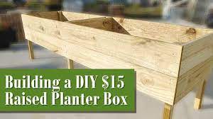 How To Make A Diy Raised Planter Box