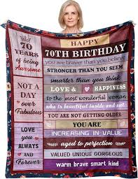 65th birthday gifts for women blanket