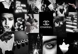 14 black and white wallpaper collage