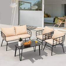 Outdoor Furniture Loveseat Coffee Table