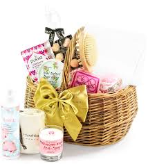 spa style pering set gift basket