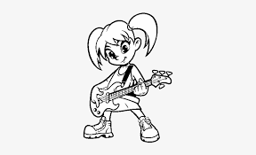 Select from 32346 printable crafts of cartoons, nature, animals, bible and many more. Girl With Electric Guitar Coloring Page Kids Colouring Pages Guitar Electric 600x470 Png Download Pngkit