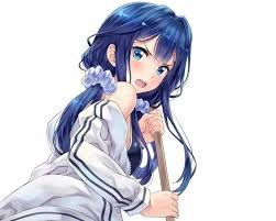 Female anime character, anime girls, white hair, long hair, sky. 15 Dashing Anime Girl Characters With Blue Hair 2020 Pick