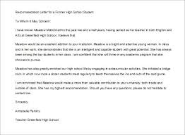 12 Letter Of Recommendation For Student Templates Pdf Doc Free