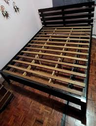 2nd Hand Wooden Bedframe With Headboard