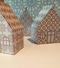 Papiergebäude zum ausdrucken / ausmalbild koch kostenlos herunterladen : Papierhaus Verpackung Papier Basteln Mit Papier Diy Papier