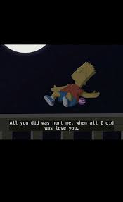Find the best sad heart wallpapers on getwallpapers. Bart Simpson Sad Edit Wallpapers On Wallpaperdog