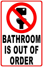 To write your name in a book when you le. Bathroom Is Out Of Order Sign Out Of Order Sign Bathroom Quotes Funny Bathroom Signs