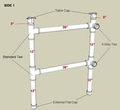 how to make pvc pipes table diy