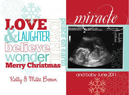 Christmas Card Baby Announcement Magdalene Project Org