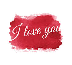 Red Ink I Love You Word Art Vector Misc Free Vector Free Download