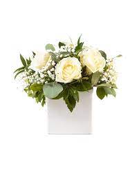 white roses arrangement send flowers