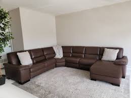 italsofa leather sectional in