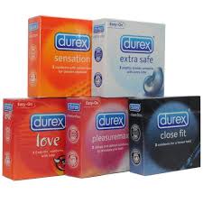 Package A Durex 3 Pcs Condom Kondom 5 In 1 Pack