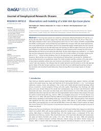 Pdf Observations And Modeling Of A Tidal Inlet Dye Tracer Plume