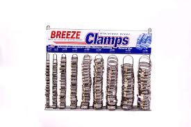 Breeze Hose Clamp Display Assortment Automotive Assortment 1 Assortment Contains 200 Assorted Automotive Clamps One 6200 Empty Rack