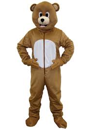 brown bear mascot costume