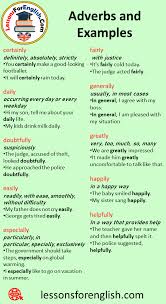 30 adverbs definition and exle