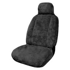 Premium Pelt Gray Sheepskin Seat Cover