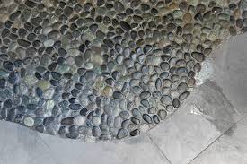 your guide to pebble floor tiles