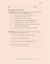 For many of the activities in the student workbook, the order of answers may vary. Passive And Active Voice Exercise