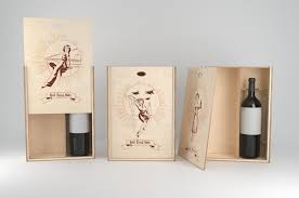 personalised wine gift box laser kiwi