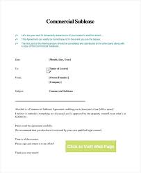Sub Lease Template Sublease Agreement Template Word Apartment Rental