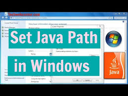 how to set java path in windows 7 8 10