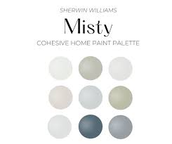 Sherwin Williams Misty Paint Palette