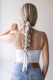 See more ideas about hair styles, long hair styles, braided hairstyles. Easy Braided Ponytail With Scarf Alex Gaboury