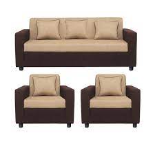 5 seater rectangular wooden sofa set 3 1 1