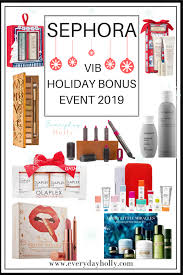 vib holiday bonus event 2019 gift guide