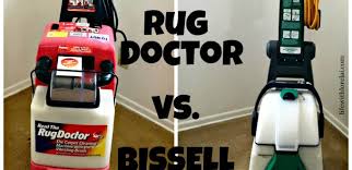 carpet cleaner bissell vs rug doctor