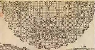 complex crochet filet pattern round