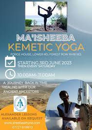 kemetic yoga with ma isheeba the