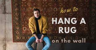 hang a rug on the wall and hanging