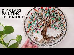 best glass painting design